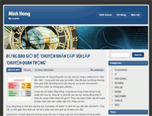 Tablet Screenshot of minhhong.com